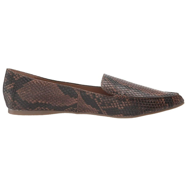 steve madden feather snake flats