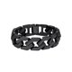 thumbnail image 1 of Cadena de eslabones cubanos PROSTEEL Pulsera de 16 mm para hombres acero inoxidable chapado en negro 7.4 pulgadas, 1 of 8