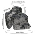thumbnail image 5 of Wide Brim Solar Fan Hat, Fishing Hat with 2 Solar Fan, Fan Hat with Rechargeable Battery, ,UPF52+ Sun Hat with Neck Flap,Outdoor Sun Hats, Fishing & Beach Hat,Hiking, 5 of 7