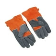 thumbnail image 4 of Protective Mitts, Cooking Fire Resistant Gloves Outdoor Fireproof With 3 Compartment Pockets For Oven Orange, 4 of 8
