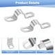 thumbnail image 2 of Uxcell 20-Pack Abrazaderas de Conducto, 1/2" Abrazadera de Tubería Rígida de Acero Inoxidable 304 M12 Soporte de Tubería para Fontanería, 2 of 7
