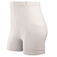 thumbnail image 4 of Women's Fanatics Cream Los Angeles Dodgers Studio Boost Athletic Half-Zip Dress, 4 of 4