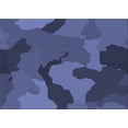thumbnail image 1 of Ahgly Company Machine Washable Indoor Rectangle Transitional Blue Area Rugs, 7' x 9', 1 of 7