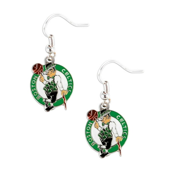 NBA Boston Celtics Boucles d'Oreilles Logo Ensemble de Charme Cadeau