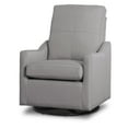 thumbnail image 4 of Delta Children Kenwood Slim Nursery Glider Swivel Rocker Chair, French Grey, 4 of 16