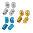 thumbnail image 1 of 12 Piezas Coche Camión Neumático Neumático Válvula De Aire Vástago Tapa Cubierta 16mmx9mm (astilla + Azul + Dorado) shamjiam Vástago de llantas de rueda de neumático, 1 of 8
