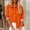 Orange, variant on Endives Women's Casual Button Down Shirt Long Sleeve Shirt Stripe Wrinkle Collared Dressy Blouses Casual Work Tops