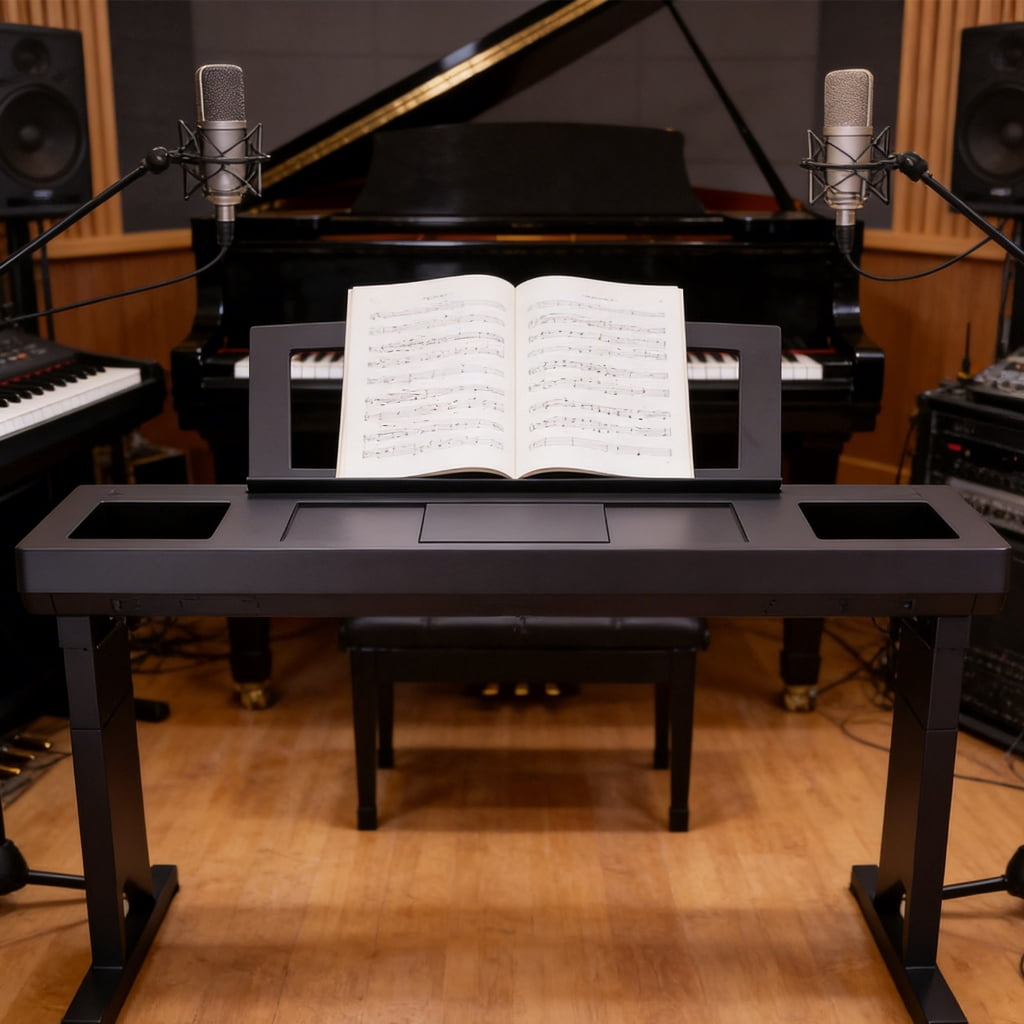 CEORPER Adjustable Book Holder Stand Suitable for Electronic Piano Sheet Music Compact