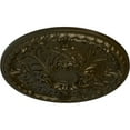 thumbnail image 3 of 32 3/8"OD x 3 1/2"P Tristan Ceiling Medallion (Fits Canopies up to 6 1/4"), Hand-Painted Green Gold, 3 of 6