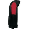 thumbnail image 2 of Holloway Sportswear XL Blue Chip Hoodie Black/Scarlet 222540, 2 of 5