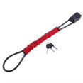 thumbnail image 1 of Car Steering Wheel Lock Universal Seat Belt Anti-Theft Lock Red, 1 of 5