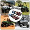thumbnail image 4 of Yuyamidu Eagle UTV Seat Cover 2 PCS American Flag Mule Bench Seat Cover Compatible with Kawasaki Mule 3000 3010 3020 4000 4010 2001-2023 2025 UTV Accessories, 4 of 7