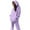Purple Clothes for Womens, variant on Amtdh Trendy Sweatsuits for Womens Solid Color Pocket Hoodie Jogger Sweatpant Set 2 Piece Tracksuit Casual Plus Size Lightweight Loose Ladies Outfits Fall Winter Purple XL
