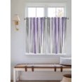 thumbnail image 6 of Kitchen Curtains 54 Inches length, Purple Gray Window Treatment Curtain Drapes, Vintage Country Abstract Gradient Aesthetic Thermal Insulated Drapes for Basement Hotel RV, 42"x54", 2 Panels, 6 of 7