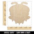 thumbnail image 2 of Cute Bee Shocked Wood Shape Unfinished Piece Cutout Craft DIY Projects - 4.70 Inch Size - 1/8 Inch Thick, 2 of 7