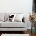 thumbnail image 4 of 3drose, Funny Black Fuzzy Cat Today Is Not Mess Wif Me Day, 16x16 inch Pillow Case, 4 of 5