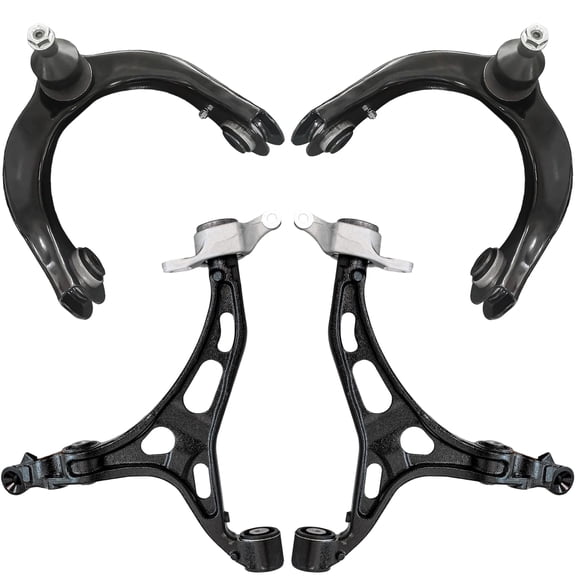 Detroit Axle - Front Upper Lower Control Arms w/Ball Joints Replacement for 2011 2012 2013 2014 2015 Jeep Grand Cherokee Dodge Durango - 4pc Set