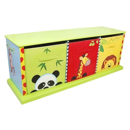 Jungle Basket - Fantasy Fields - Sunny Safari 3 Drawer Cubby
