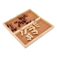 thumbnail image 1 of Juego de tablero de ajedrez mediano ANGGREK madera plegable, 1 of 8