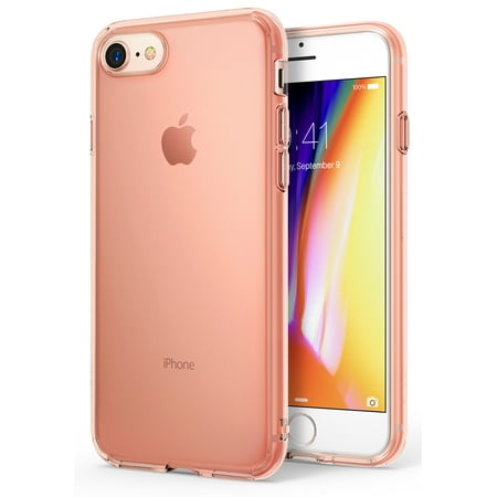 Ringke Air Case Compatible with iPhone 7, Lightweight & Thin Flexible TPU Scratch Resistant Cover - Rose Gold