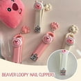 thumbnail image 2 of Beaver Cute Nail Clippers Girls Multifunctional Convenient Stainless Steel Nail Clippers Nail R2e9, 2 of 8