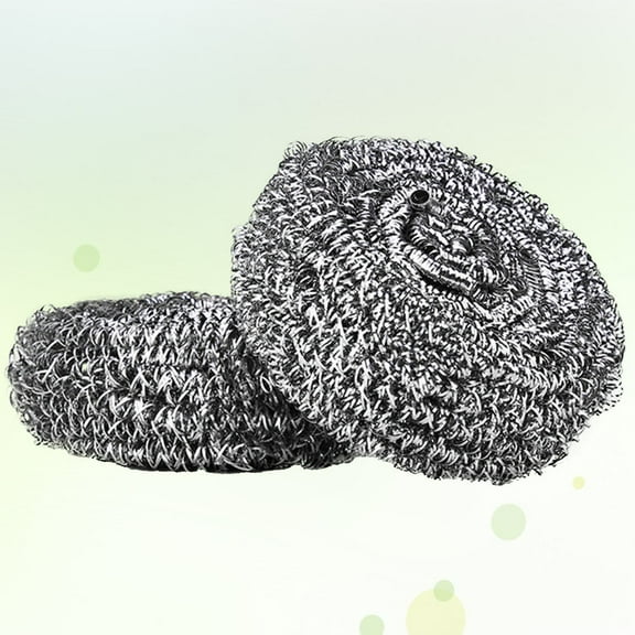 OFFIGAM Stainless Steel Scrubbers for Cleaning, Scrubbing Pads, 2 Pieces for Kitchen and Household Use