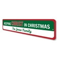 thumbnail image 4 of Christ in Christmas Novelty Decor, Metal Wall Sign - 4x18 Inches, 4 of 4