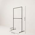 thumbnail image 3 of pamo Industrial Design garment rack - LAS- freestanding Coat Rack for Walk-In Wardrobe Wall I Clothes Rack Made of Black Sturdy Pipes freestanding from Water Pipes, 3 of 8