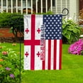 thumbnail image 5 of American Half Georgia Flag Georgian Friendship U.S.A My Home My Blood House Flag, Double-Sided Decorative Outdoor Flag, Patriotic Polyester Yard Flag 29.5 x 39.5 in, 5 of 5