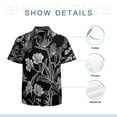 thumbnail image 7 of High Quality Hawaiian Shirts for Men Short Sleeve Aloha Beach Shirt Floral Summer Casual Button Down Shirts Blouses 7XR4IV, 7 of 7