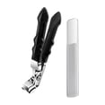 thumbnail image 1 of Cortauñas ergonómico con mango largo y curva, adecuado para personas mayores con uñas gruesas, hombres y mujeres (1 juego), 1 of 8