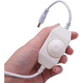 thumbnail image 5 of GFDYREE 2Pcs LED Strip Lights Dimmer DC12V-24V Rotary Dimmer Switch for LED Strip Lights LED Rope Light 3528 5050 5630 White K-018-W, 5 of 5