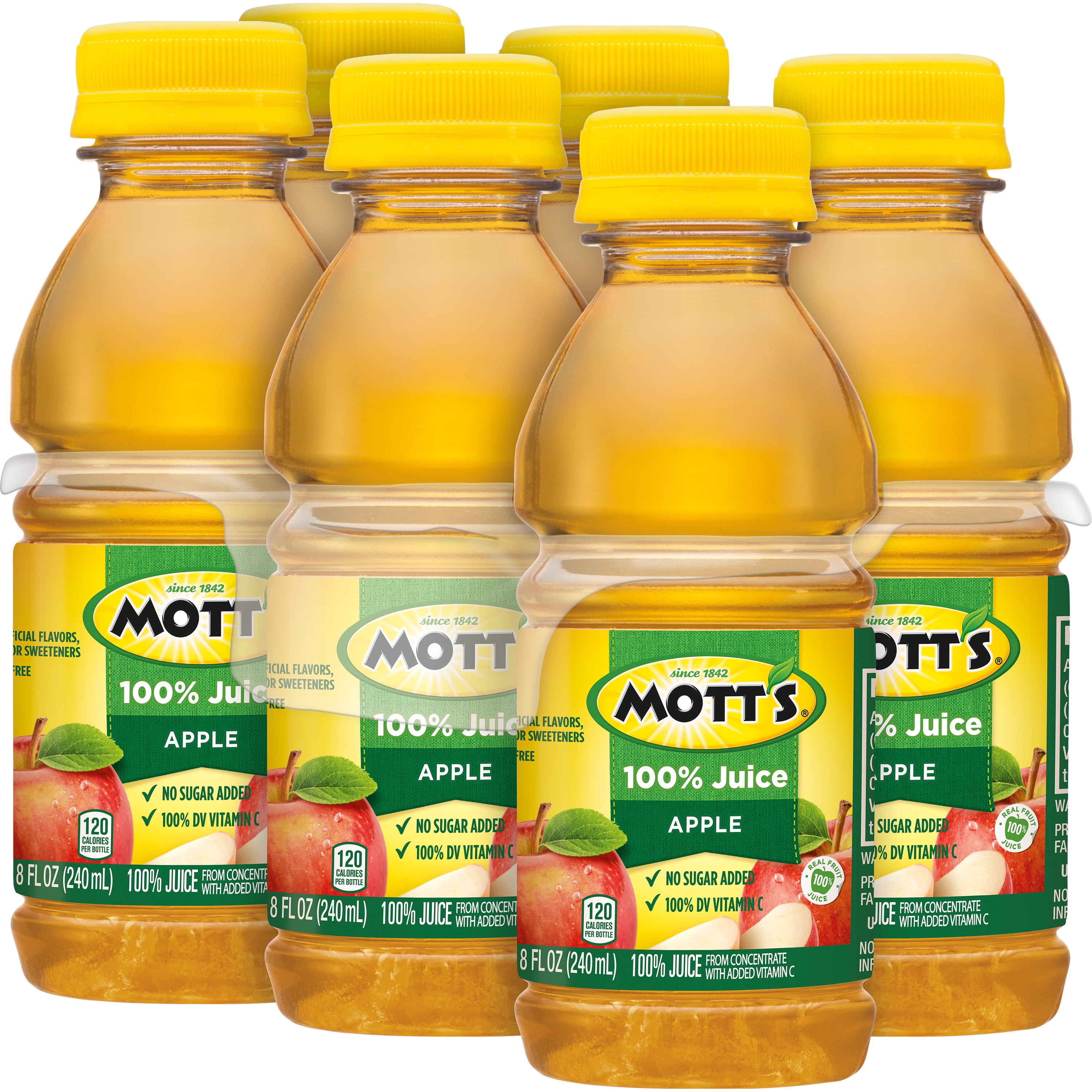 Mott's 100% Apple Juice 8 oz Bottles