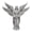 Dark Gray, variant on Dserhfy Guardian Angel Figurine 3D Printed Four-Winged Angel Statue for Home Office Bookshelf Desktop Decoration