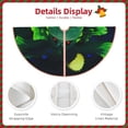 thumbnail image 6 of Lsque Pikmin Print Christmas Tree Skirt with Ties and Velcro,Xmas Holiday Decorations, Adjustable Tree Skirt-36", 6 of 6