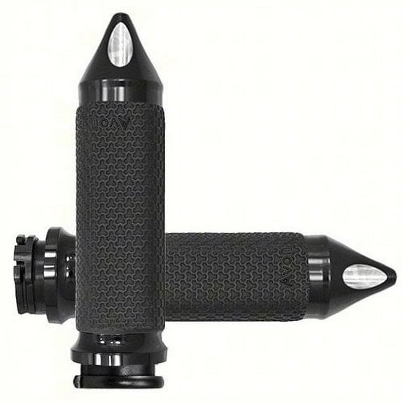 Avon Grips  MF-63A-ANO-SPK; Cable Throttle Memory Foam Grip Black