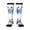 3 Black, variant on Women's Knee High Socks Chicagoan City Flag Art Outdoor Casual Tube Socks