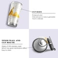 thumbnail image 2 of SKYSONIC Aircraft Tumbler Stainless Steel Double Wall Vacuum Reusable Insulated Mug with Straw and Built-in Coaste for Cold and Hot Beverages, 20oz, 2 of 7