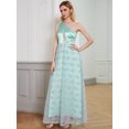 thumbnail image 4 of ANGEL FASHIONS Femmes une Épaule Creuse une Ligne Longue Robe de Bal Moyen, 4 of 7