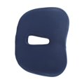 thumbnail image 4 of Cojín de espuma viscoelástica transpirable con núcleo hueco, ortopédico para hemorroides, para oficina, coche y hogar, color azul marino., 4 of 14