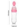 thumbnail image 3 of Clearance Tableware under $5,Children With Suction Cup Rice Paste Bottle Children Training Silicone Baby Bottle Spoon Auxiliary Food Bottle Can Stand, 3 of 9