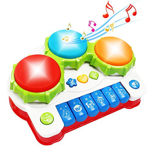 Hape Baby Drum Toddler Musical Electronic Rolling Toy 6-months for sale online 