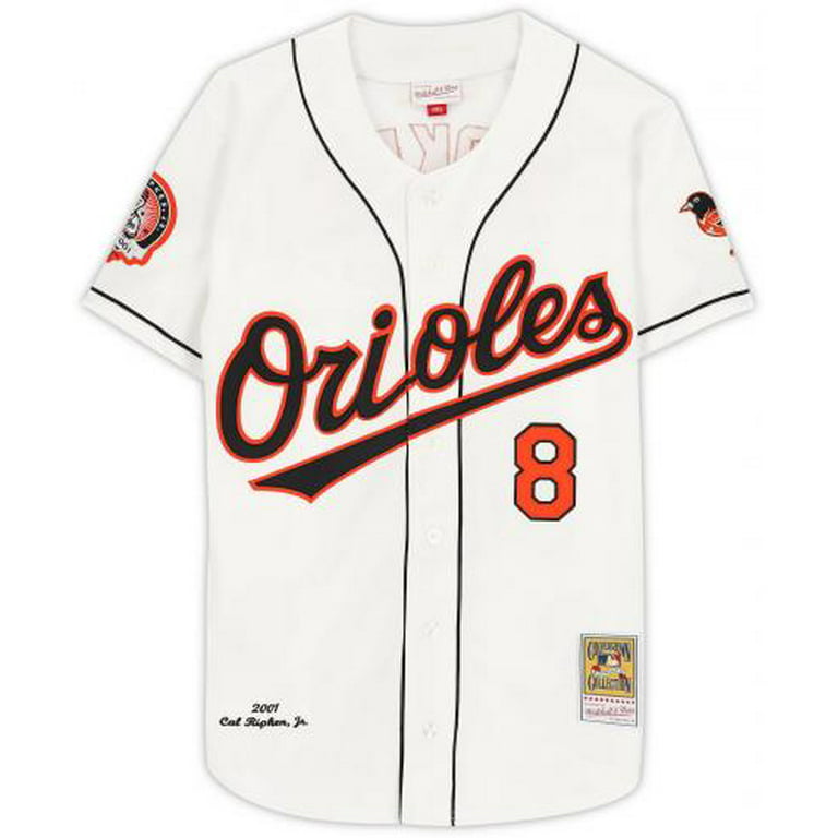 Authentic Mitchell & Ness MLB Baltimore Orioles Cal Ripken Jr Baseball  Jersey