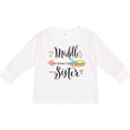 thumbnail image 3 of Inktastic Middle Sister- dots and arrow Girls Long Sleeve Toddler T-Shirt, 3 of 5