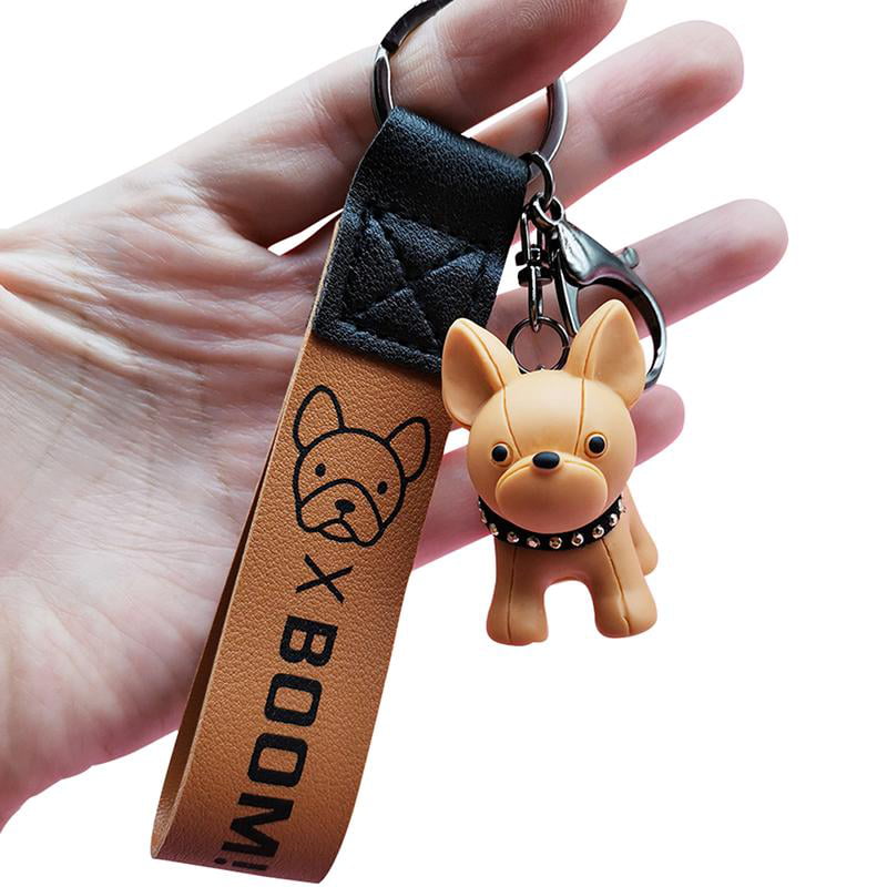 Punk Leather Keychain Alloy Piglet Creative Individual Package Animal Pendant 