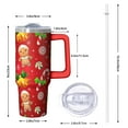 thumbnail image 2 of 30 oz Winter Wonderland Christmas Tumbler with Handle and Straw, Stainless Steel Cup 30 oz, Leak Proof Holiday Mug, Gifts for Women, 2 of 5