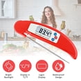 thumbnail image 4 of Instant Read Meat Thermometer Home Use Kitchen Portable Foldable Waterproof, 4 of 8