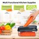 thumbnail image 4 of Picadora de verduras Yusshn 12 en 1 multifuncional para alimentos, color gris, 4 of 7