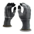 thumbnail image 1 of 10-Pack of Cordova 3759XS Monarch-Dots: 13-Gauge Gray High Performance Shell Work Gloves, 2-Side Nitrile Dots And Fingertips, ANSI Cut Level A3, X-Small, 1 of 1