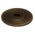 thumbnail image 5 of Alno A815-1P Traditional 1" Round Solid Brass Cabinet Knob Backplate - Black, 5 of 7